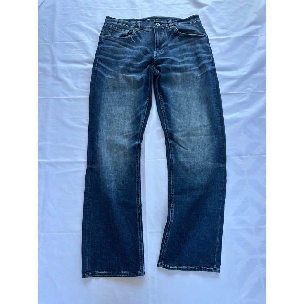 BKE Tyler Straight Leg Jeans Mens 32x32 Medium Wash Stretch Denim Blue Pants